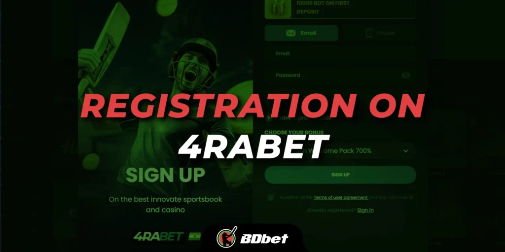 4rabet registration