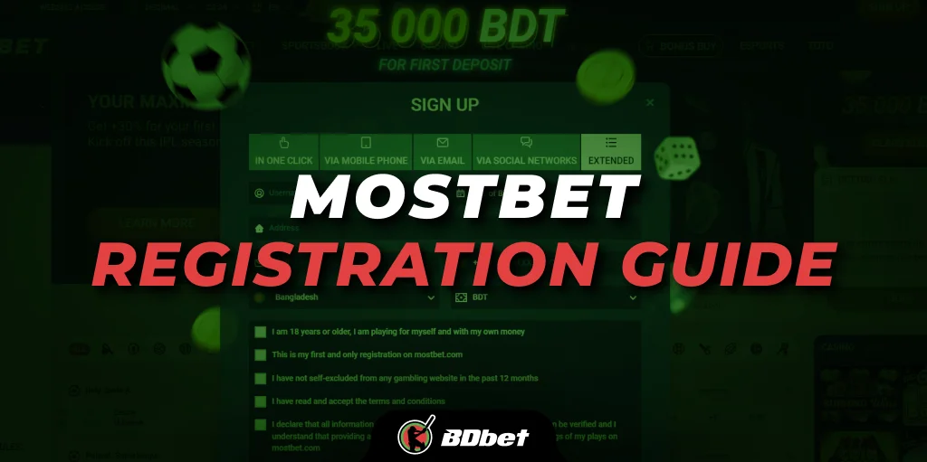 mostbet registration guide