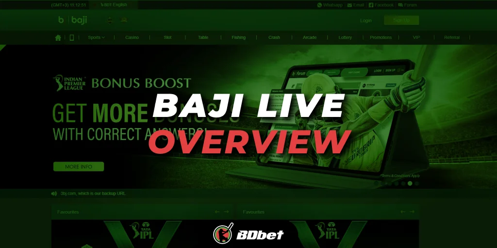 baji live overview