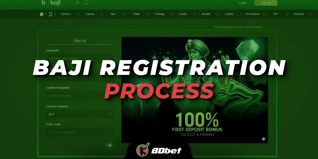 baji registration process