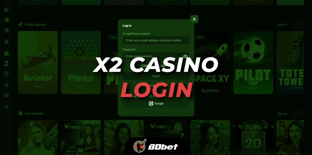 x2 casino login