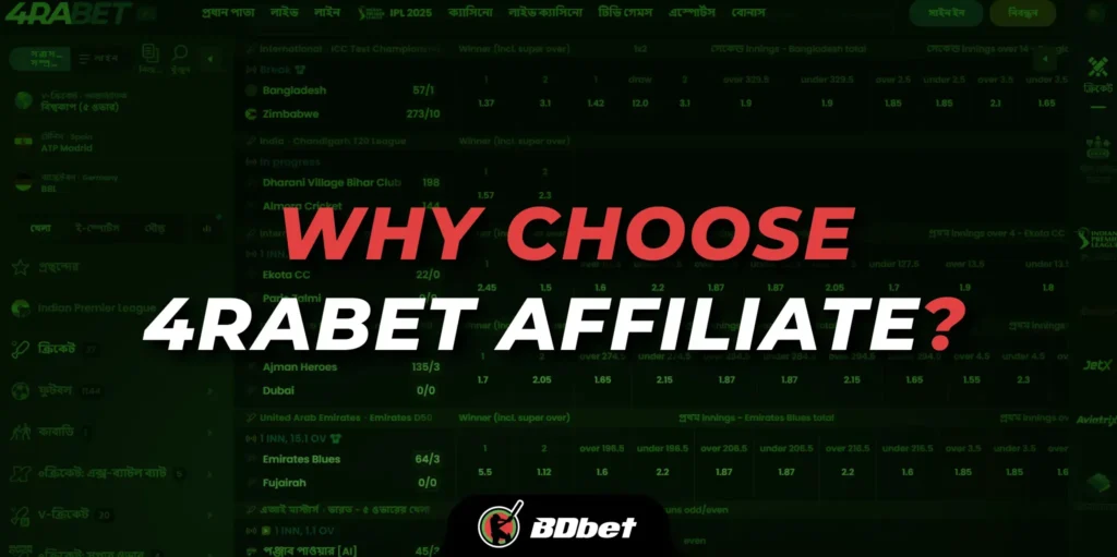 4rabet Affiliate Key Benefits and Features