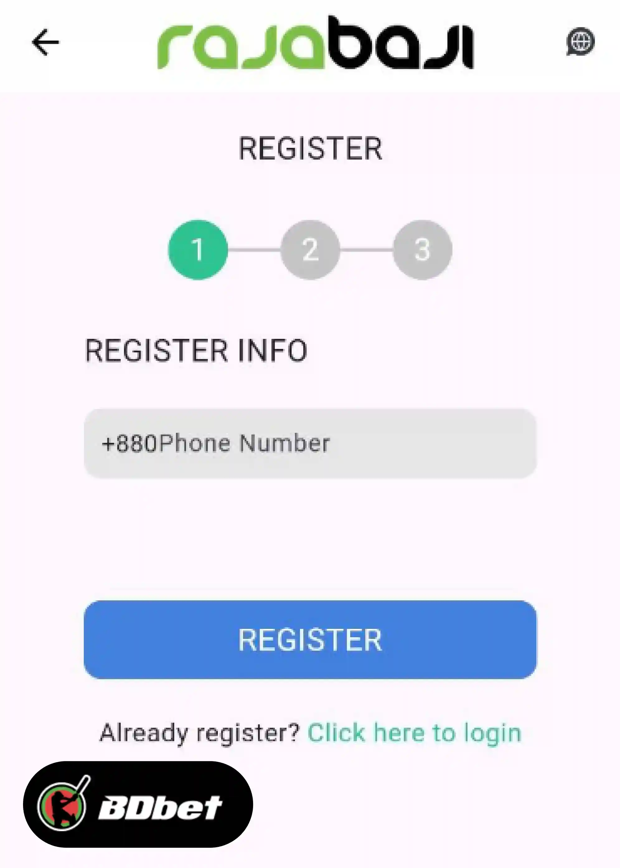 How to Register in RajaBaji?