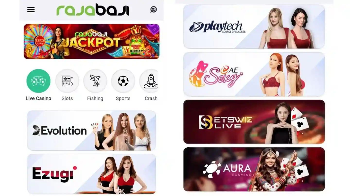 RajaBaji Live Casino