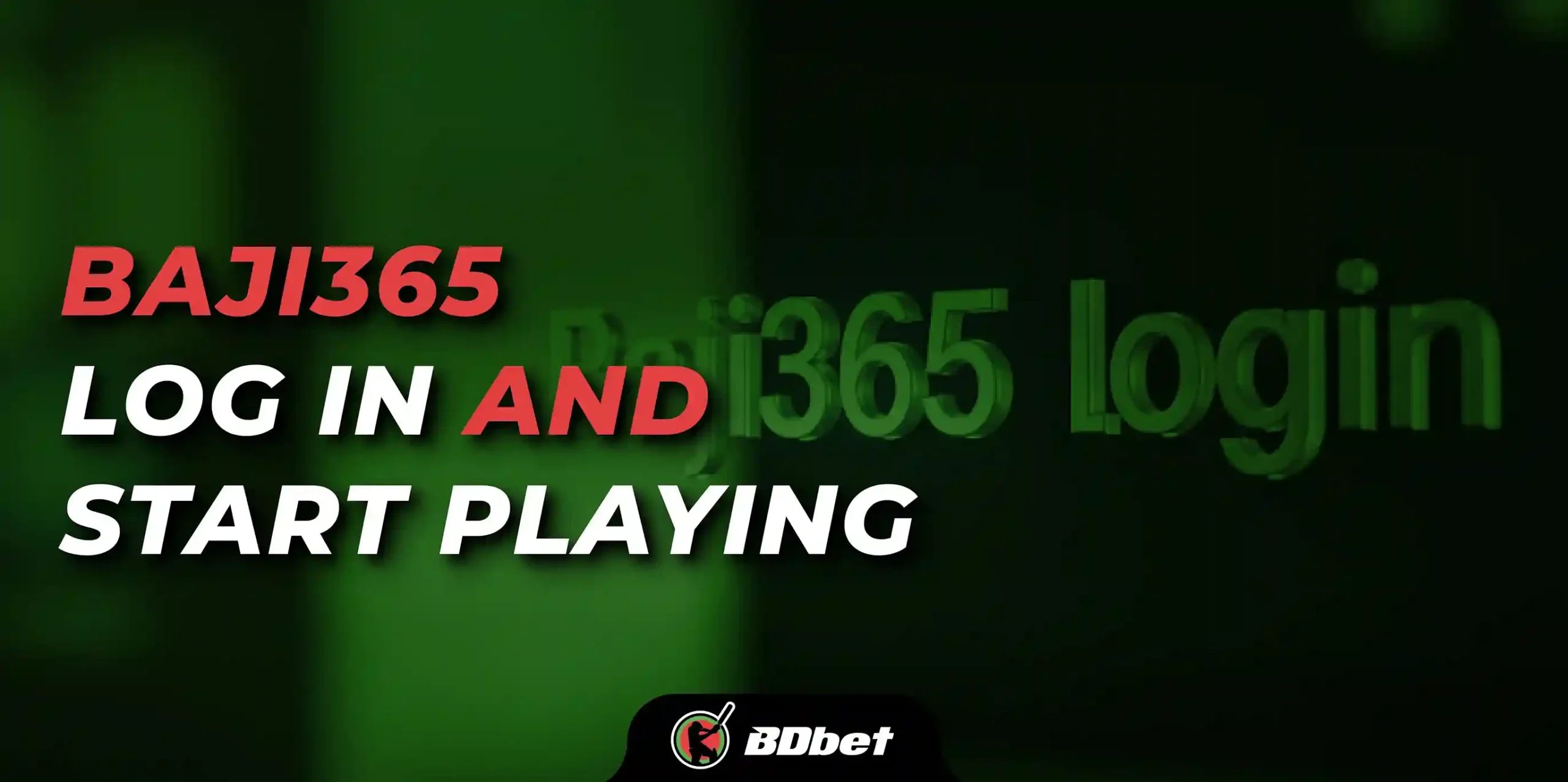 Baji365 login