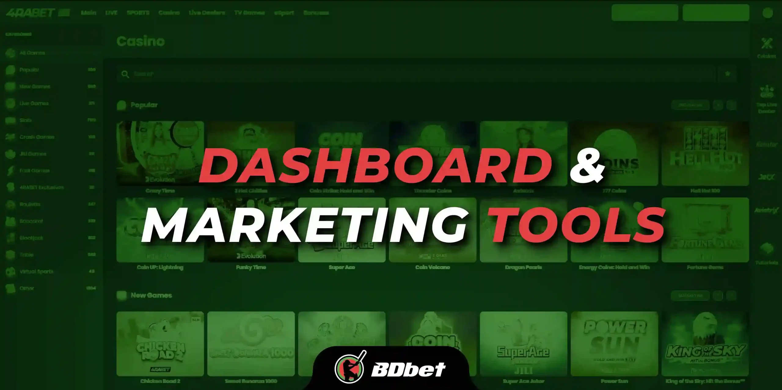 4rabet Affiliate Dashboard & Marketing Tools