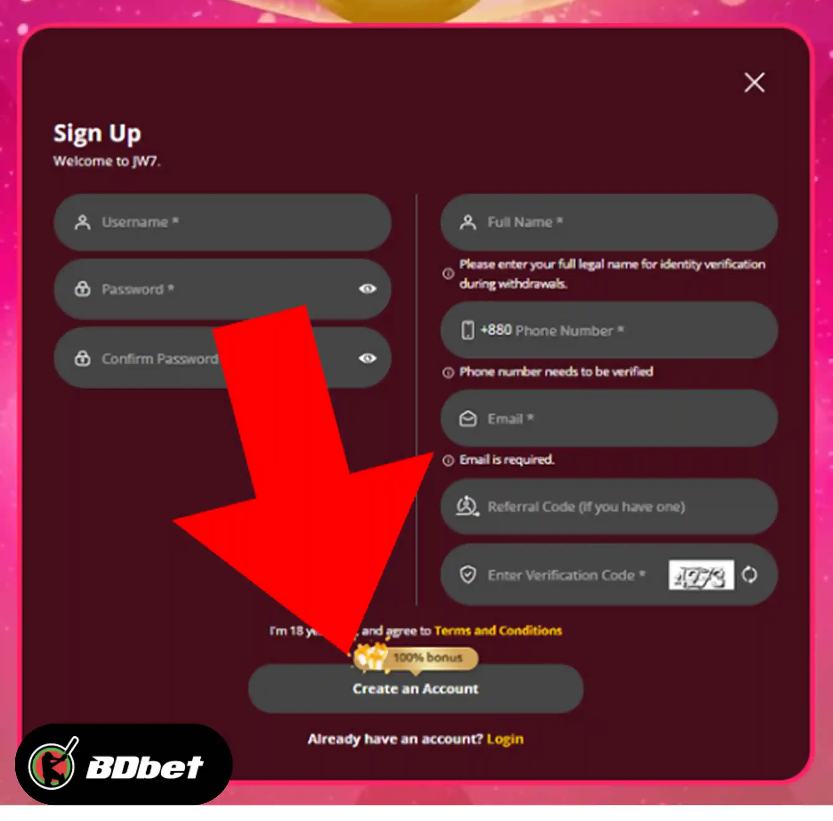How to Register in JWin7?