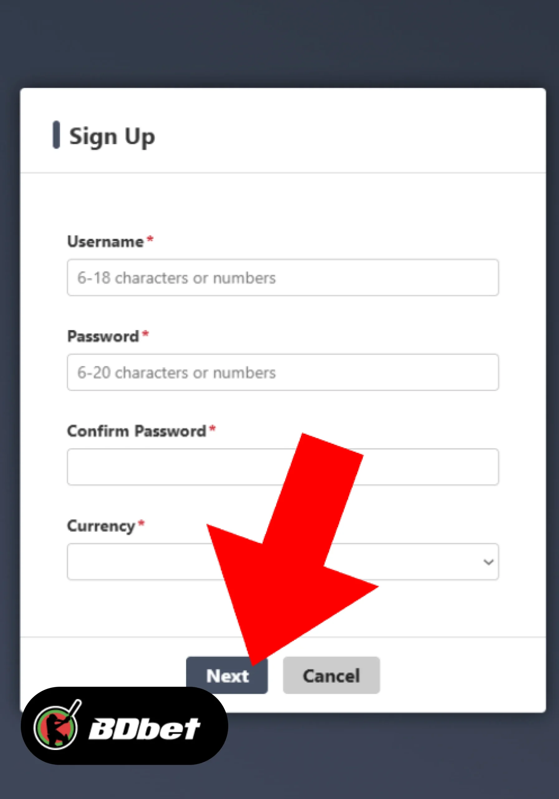 Step 2: Complete the Registration Form