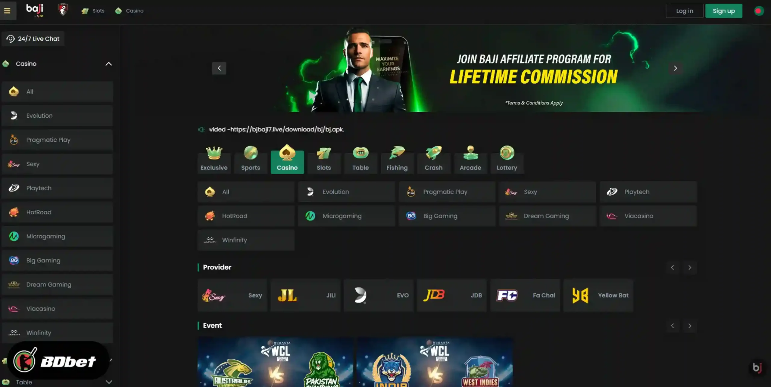 Live Casino Options with Baji 365 Live