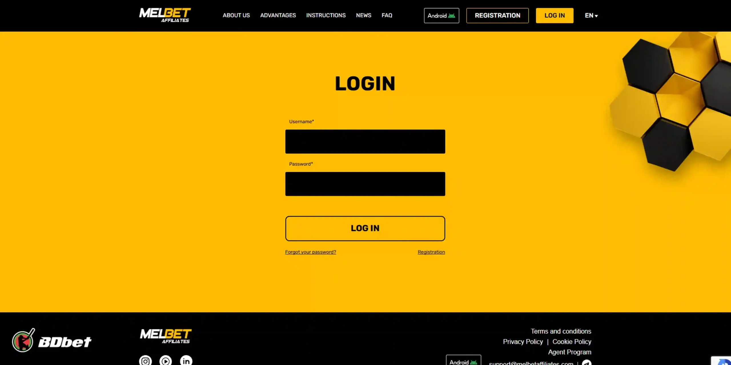 Enter Your Credentials: