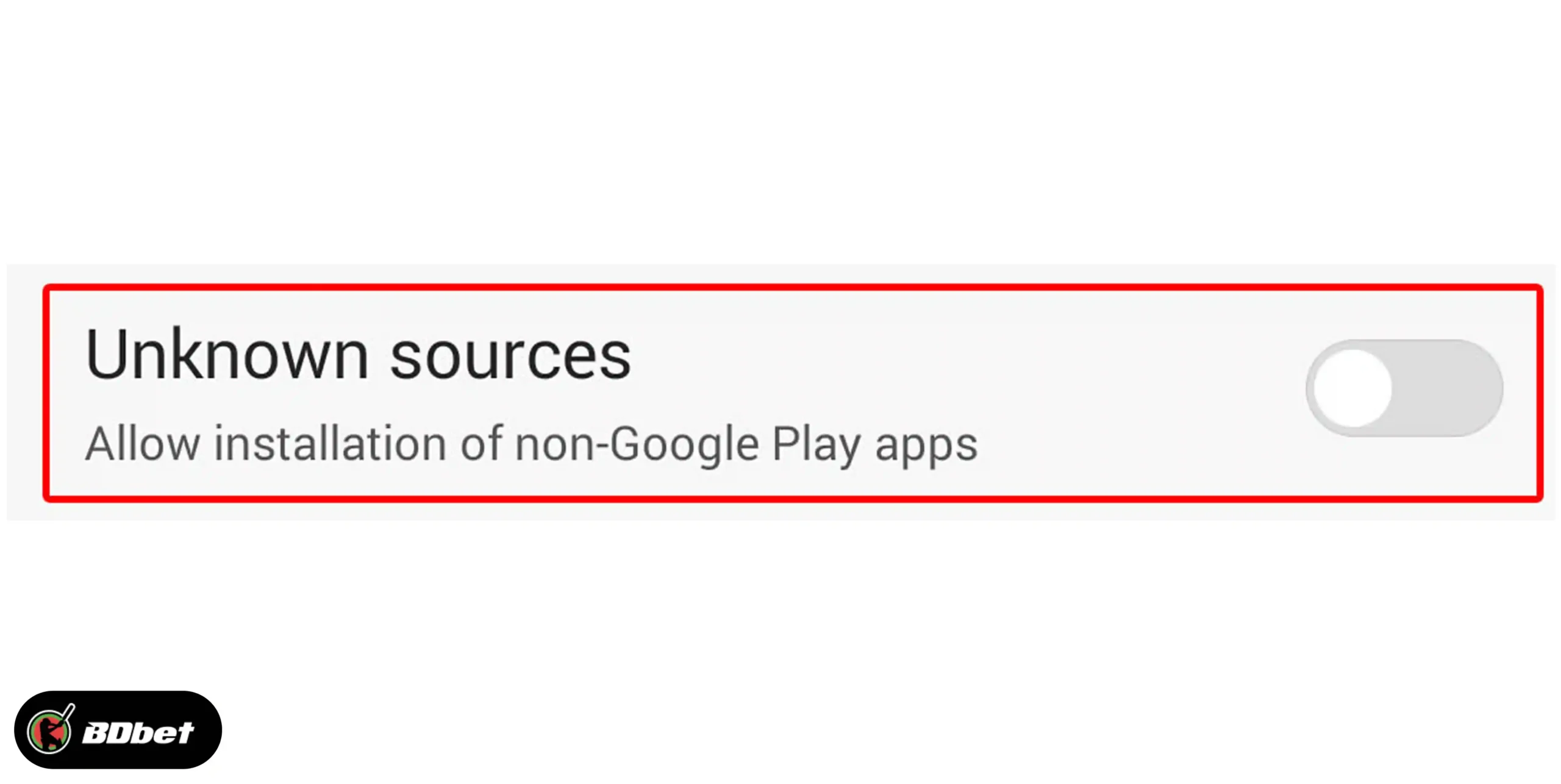 Step 2. Enable Installation of Unknown Sources