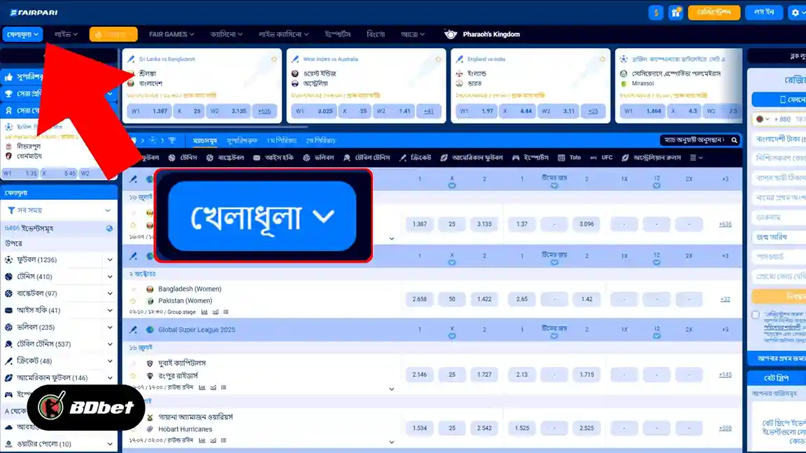 Fairpari তে কিভাবে বাজি ধরবেন?