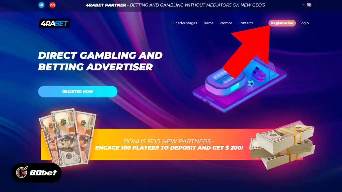 4rabet Affiliate Sign Up Process